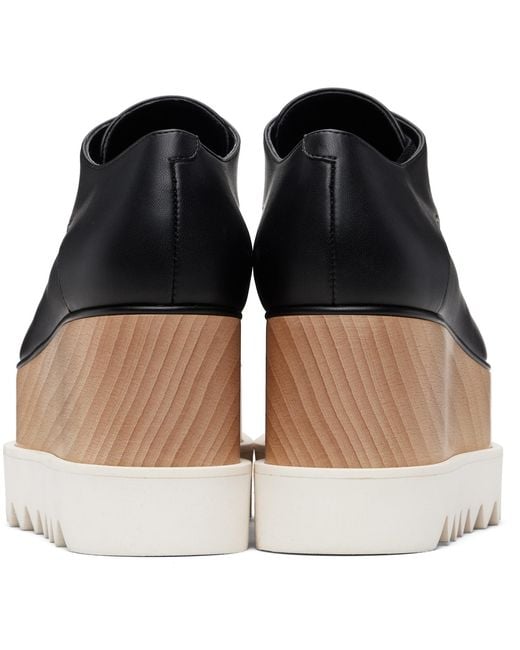 Stella McCartney Black Elyse Platform Derbys
