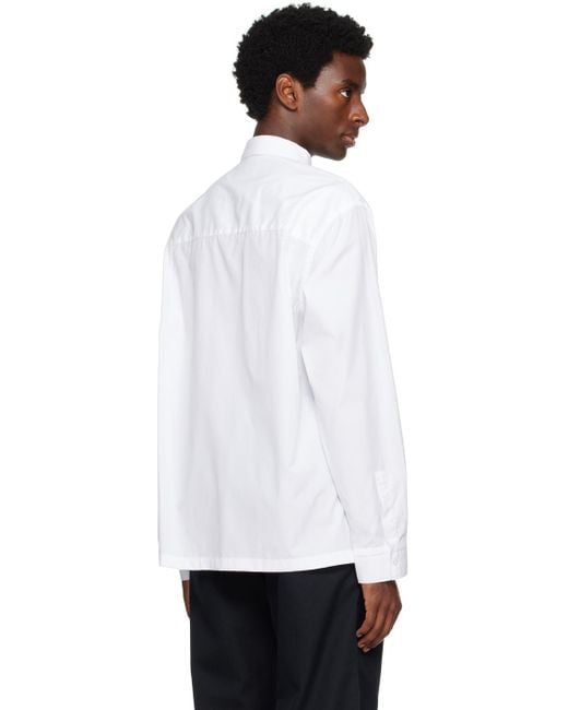 Adish White Shajarat Shirt for men