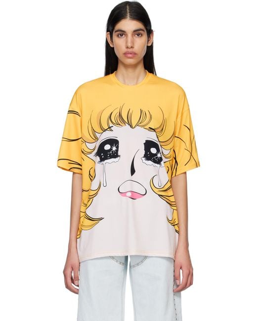 Pushbutton Multicolor Crying Girl T-shirt