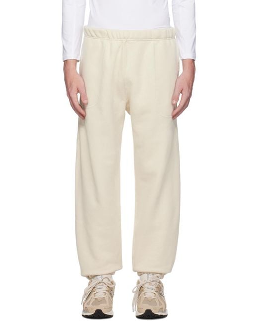 Calvin Klein Off-white Relaxed-fit Lounge Pants for men