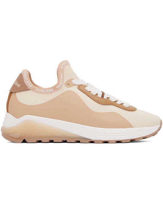 See By Chloé Black Tan Brett Sneakers