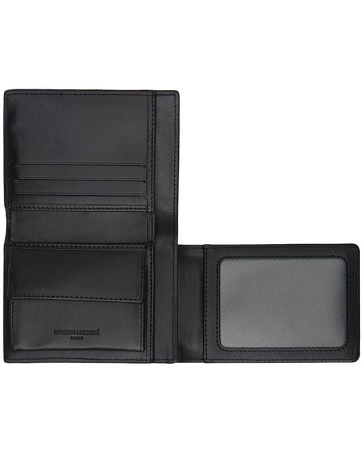 MAISON KITSUNE メゾン キツネ TRIFOLD WALLET Maison Kitsuné Fox Head Trifold Wallet in Black for Men | Lyst