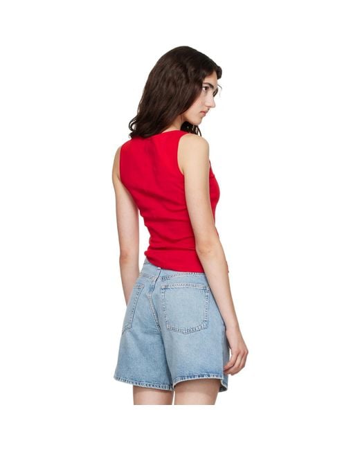 Flore Flore Red Timmi Tank Top