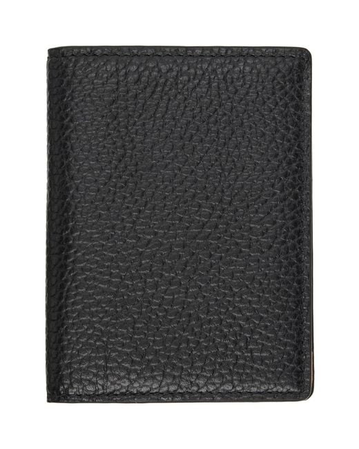 Common Projects Black Leather Card Holder for men
