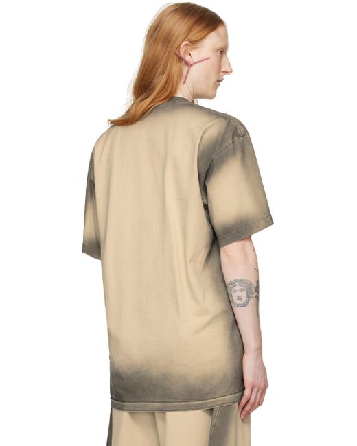 T-shirt à couture pincée Y. Project en coloris Natural
