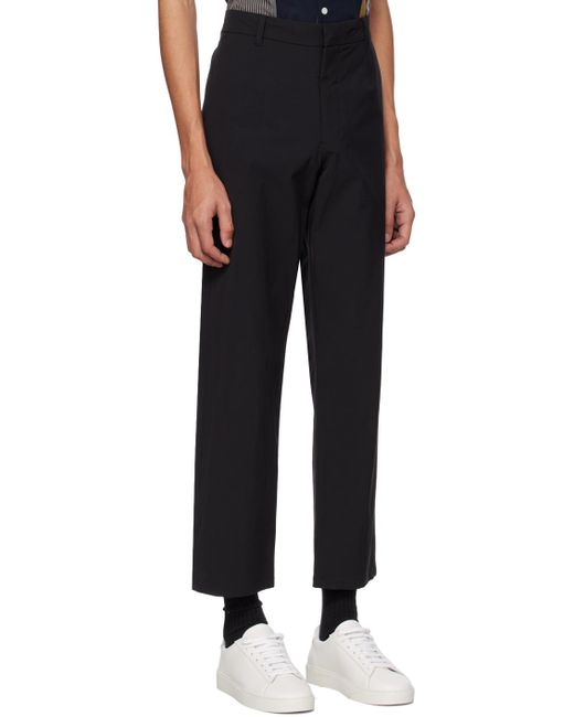 Norse Projects Black Aaren Travel Trousers for men