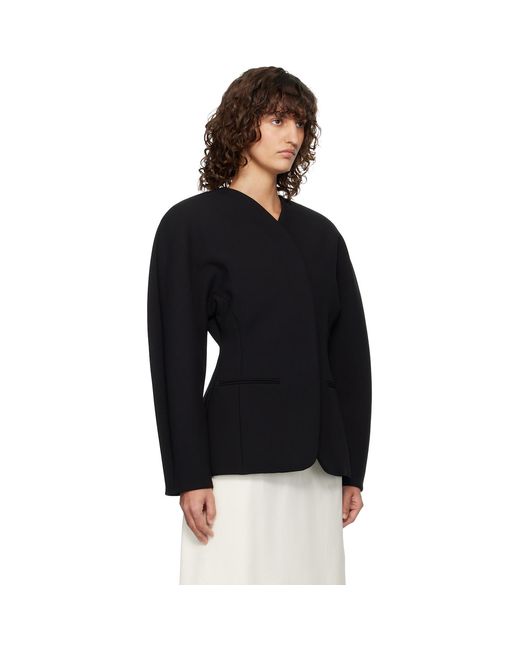 Jacquemus Black 'The Ovalo' Blazer