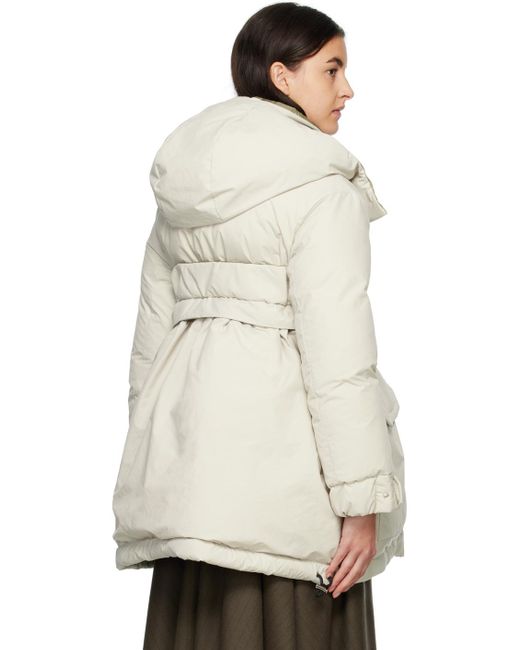 Sacai Natural Off- Padded Jacket