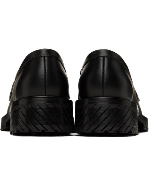 Off-White c/o Virgil Abloh Black Combat Loafers
