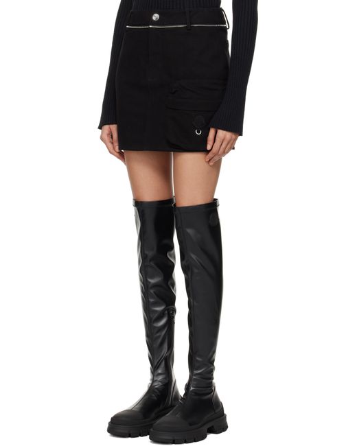 Moncler Genius Moncler X Willow Smith ブラック キャンバス ミニスカート Black