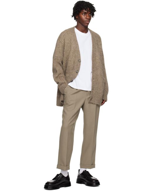 Ami pleated carrot fit trousers best sale