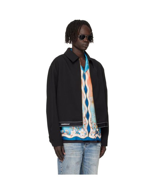 Casablanca Black Sports Tailoring Jacket for men