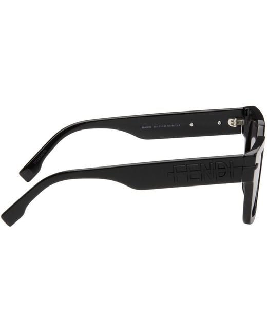 Fendi Black Graphy Sunglasses for men