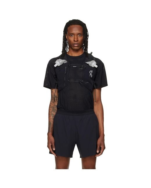 On Shoes Black Ultra Pro Vest for men