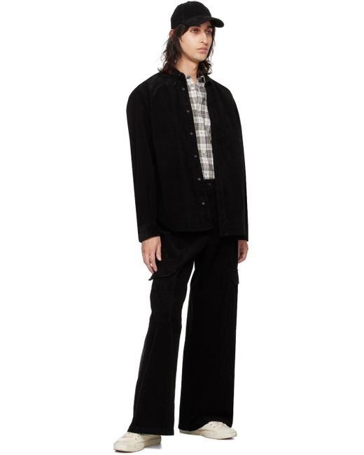 Pantalon cargo noir Acne pour homme en coloris Black