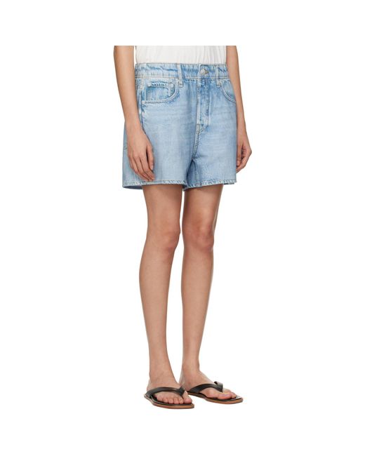 Rag & Bone Blue Miramar Terry Walking Shorts