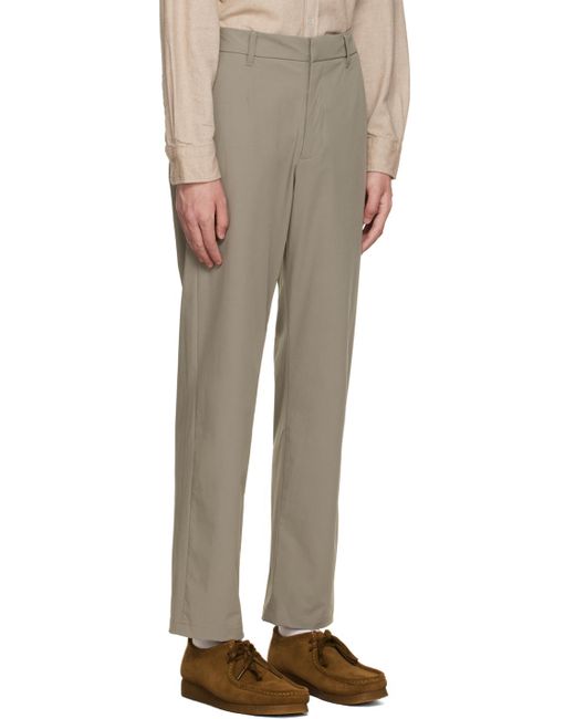 Norse Projects Natural Aaren Travel Light Trousers for men