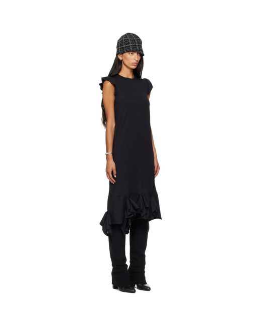SECONDA Black Jazz Midi Dress
