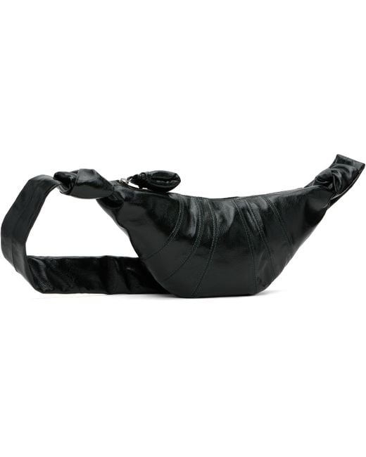 Lemaire Black Small Croissant Bag for men