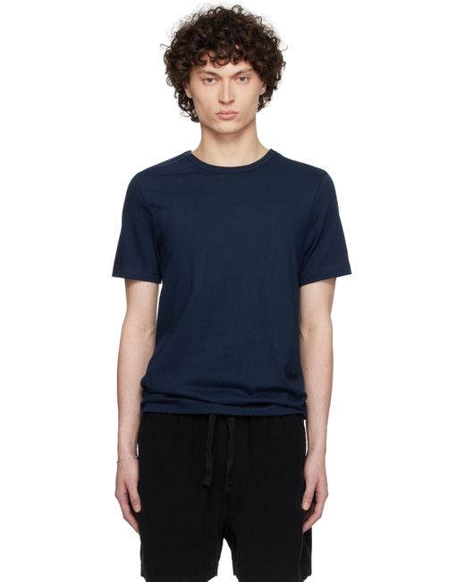 メンズ Merz B. Schwanen ネイビー 1950S Loopwheeled Tシャツ Blue