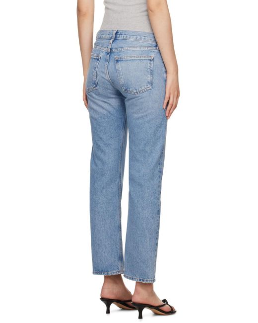 Agolde Blue Ae Amber Jeans