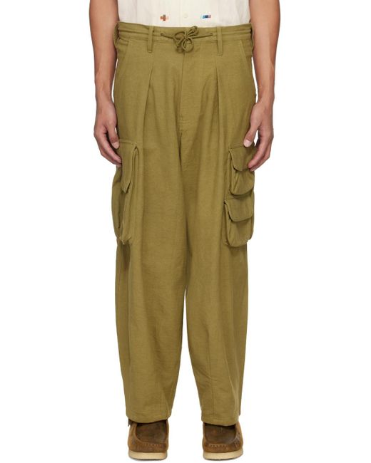 STORY mfg. Green Forager Cargo Pants for men