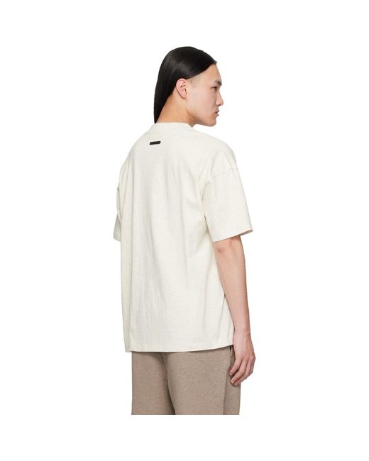 Fear Of God White Off- Classic T-Shirt for men