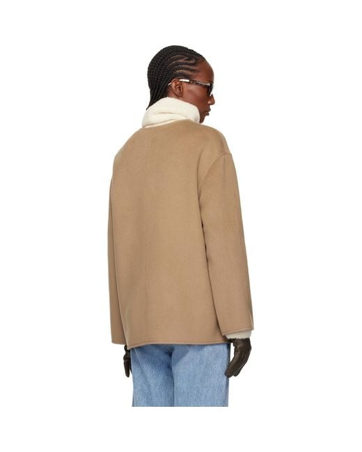 Rohe Natural Double-Faced Wool Jacket