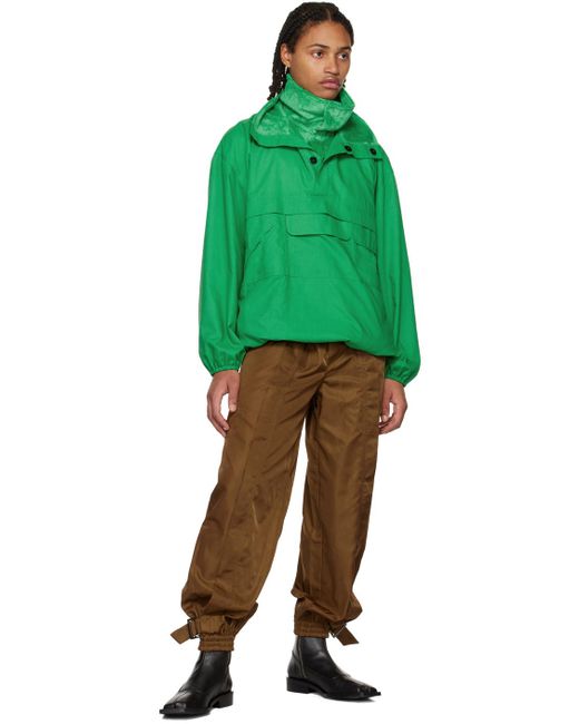 Situationist Green Ssense Exclusive Reversible Jacket for men