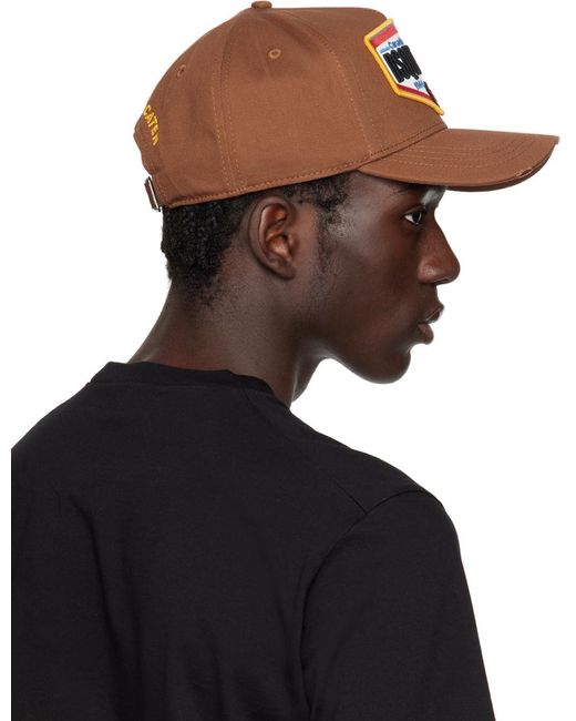 DSquared² Black Baseball Cap for men