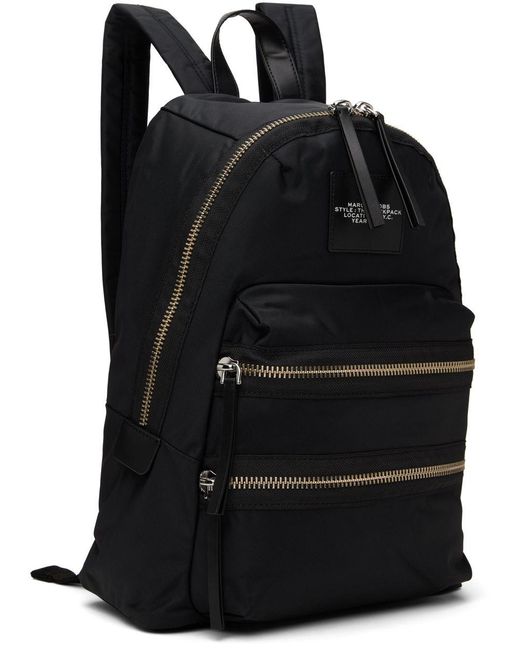 Marc Jacobs The Large Nylon Biker Backpack, Black