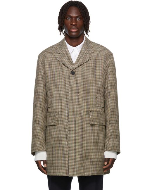 mens houndstooth coat