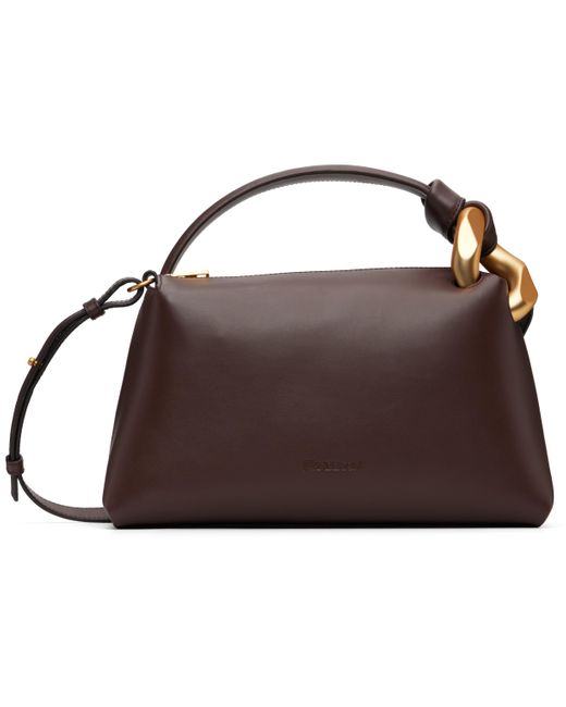 J.W. Anderson Black Burgundy 'The Jwa Corner' Bag