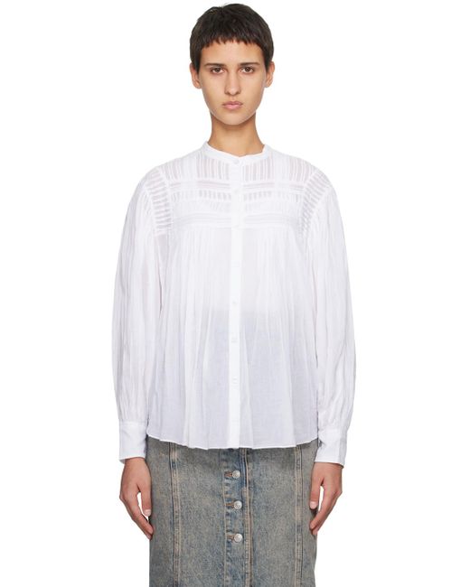 Isabel Marant White Plalia Shirt