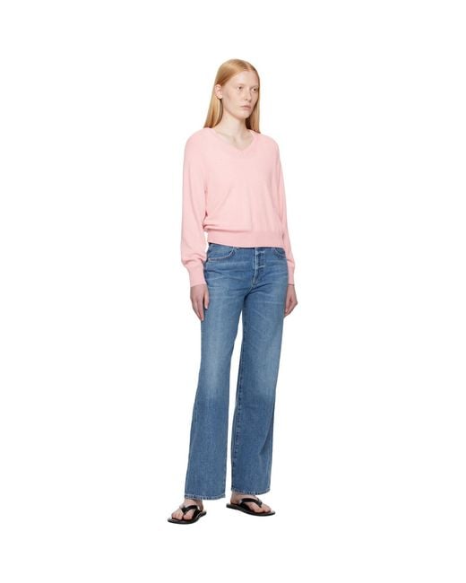 Citizens of Humanity Blue Annina High Rise Wide Leg 33 Jeans