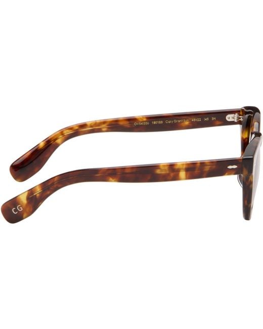 Oliver Peoples Brown Cary Grant Sunglasses for men