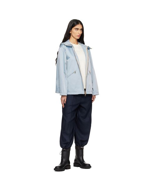 Moncler White Cassiopea Hooded Jacket