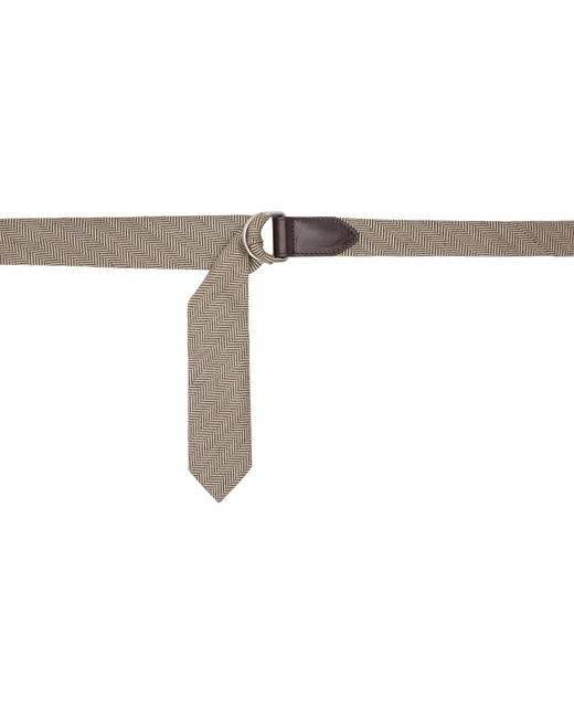 Ceinture De Style Cravate Dries Van Noten pour homme en coloris Black