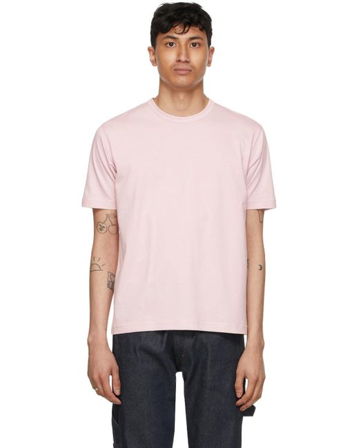Junya Watanabe コットン ピンク Man T シャツ カラー ピンク メンズ Lyst