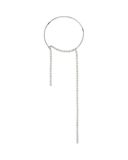 MM6 by Maison Margiela Black Collana Strass Necklace
