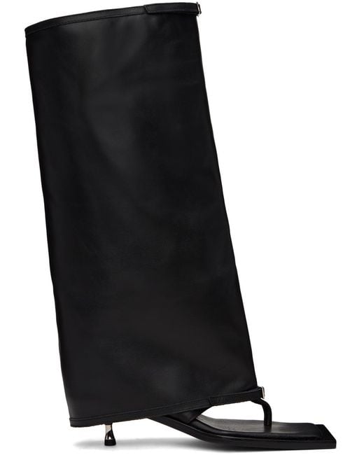 FIDAN NOVRUZOVA Black Kaia Stiletto Heel Trouser Sandals