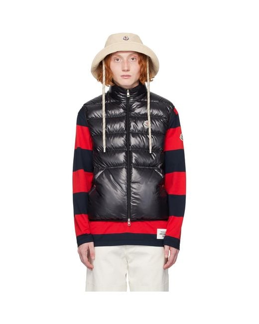 Moncler Red Aube Down Vest for men