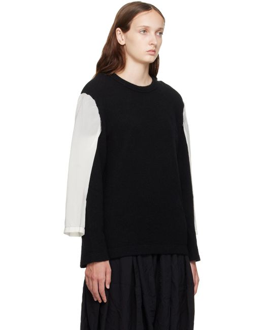 Comme des Garçons Black Layered Sweater