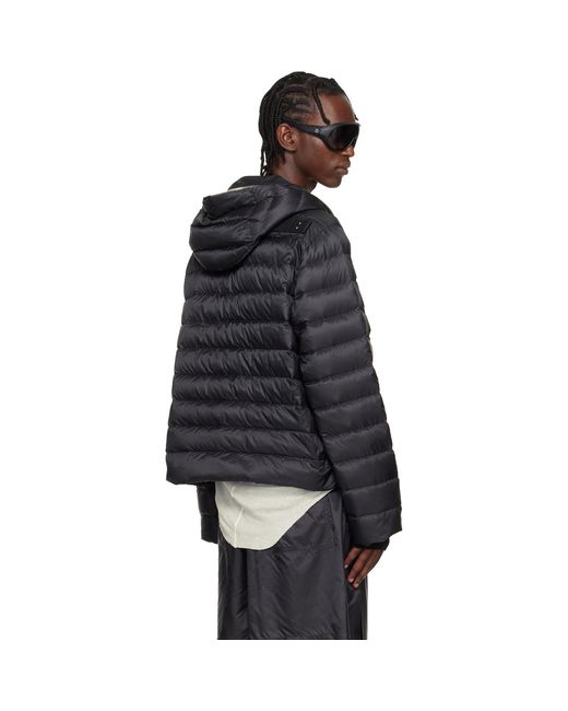 Rick Owens Black Moncler + Ziplock Down Jacket for men
