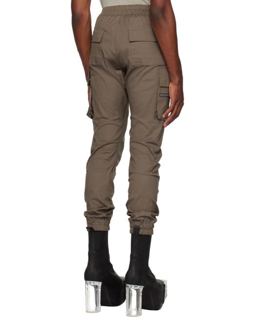 Rick Owens Multicolor Gray Mastodon Cargo Pants for men