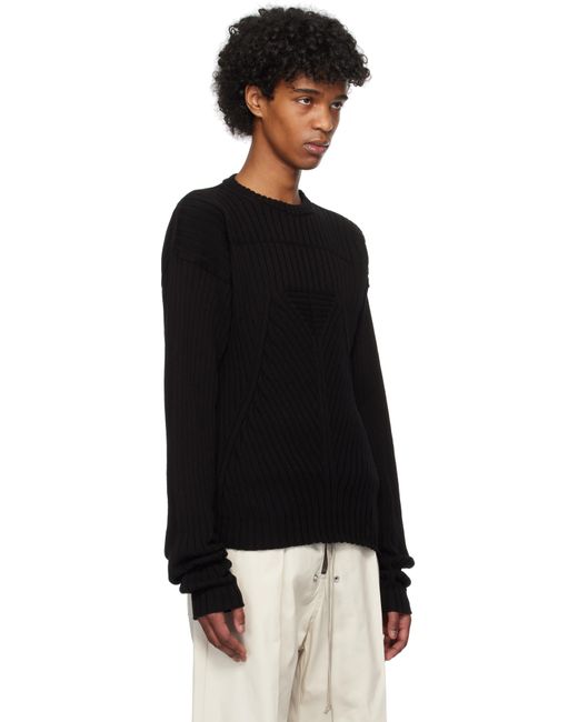 Pull Noir À Encolure Arrondie Rick Owens pour homme en coloris Black