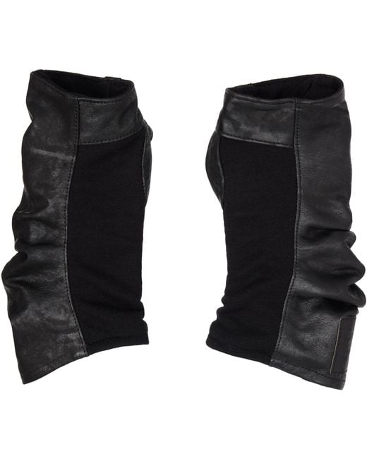 Julius Black Indirect Gloves for men