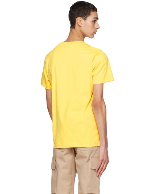 Marni Yellow Printed T-shirt for men