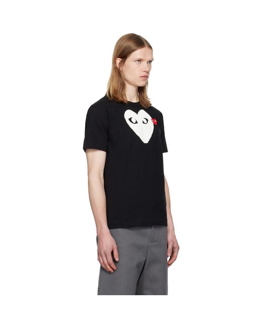 COMME DES GARÇONS PLAY Black Emblem Heart' T-Shirt for men