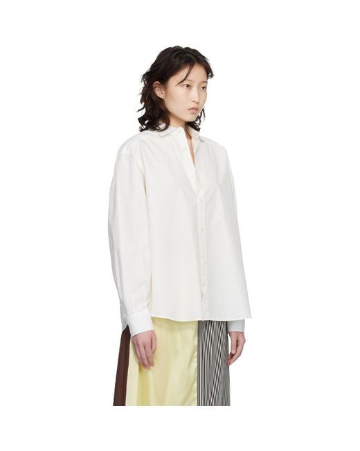 Baserange White Off- Claude Shirt